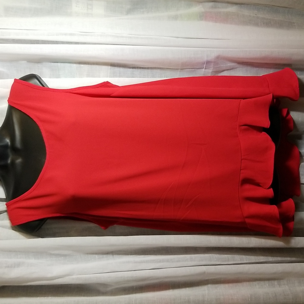 2FOR$15 -- Sz 18 Ruffled Tank Blouse